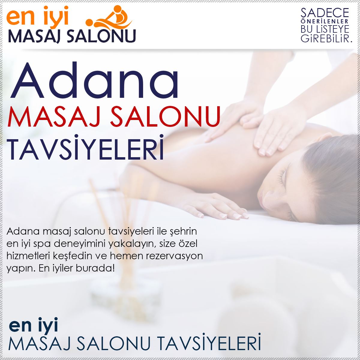 Adana Masaj Salonu Tavsiyeleri