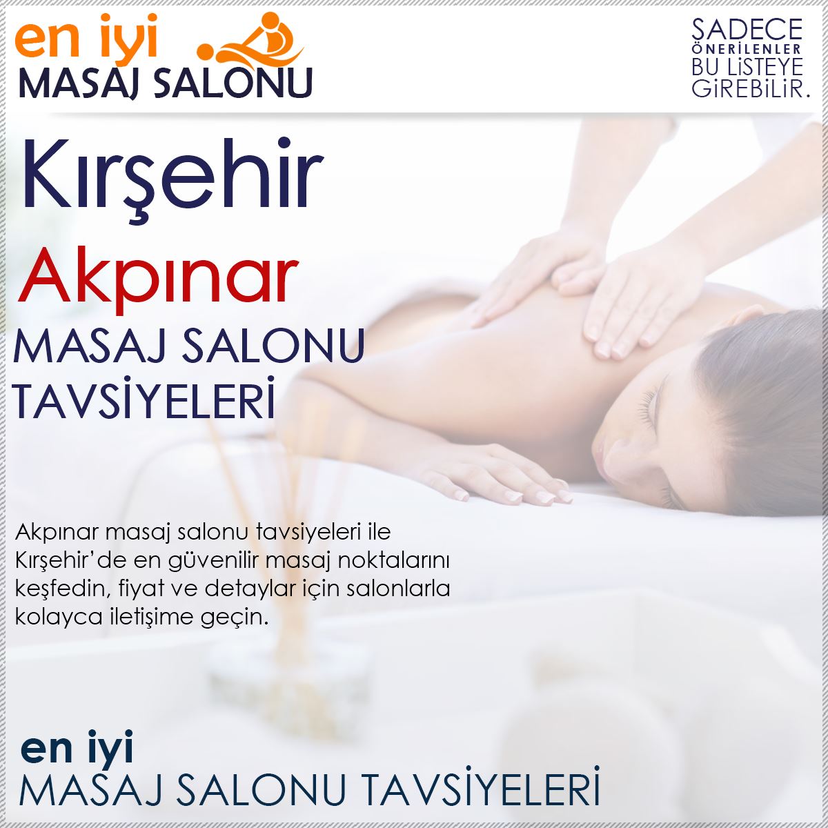Akpınar Masaj Salonu Tavsiyeleri
