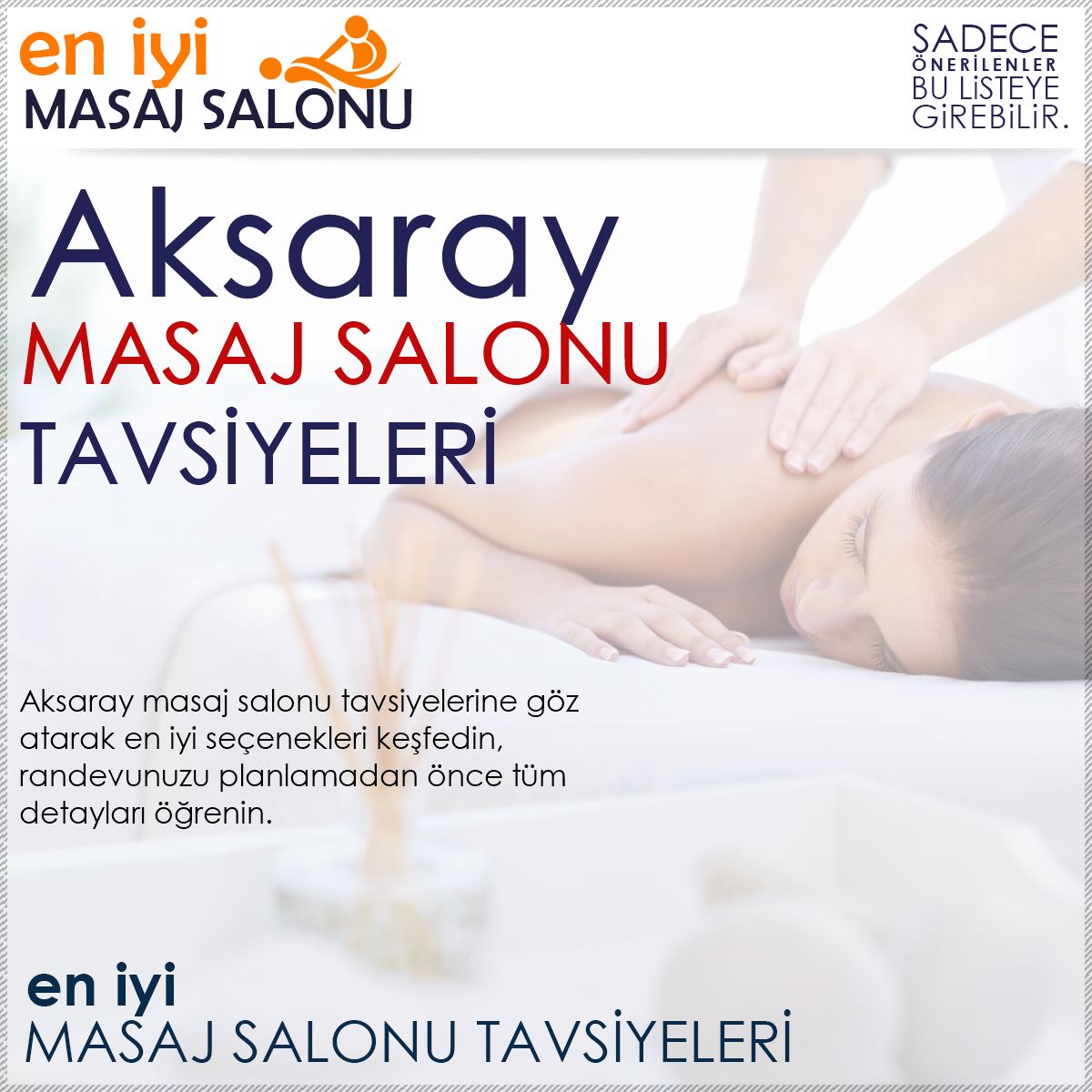 Aksaray Masaj Salonu Tavsiyeleri