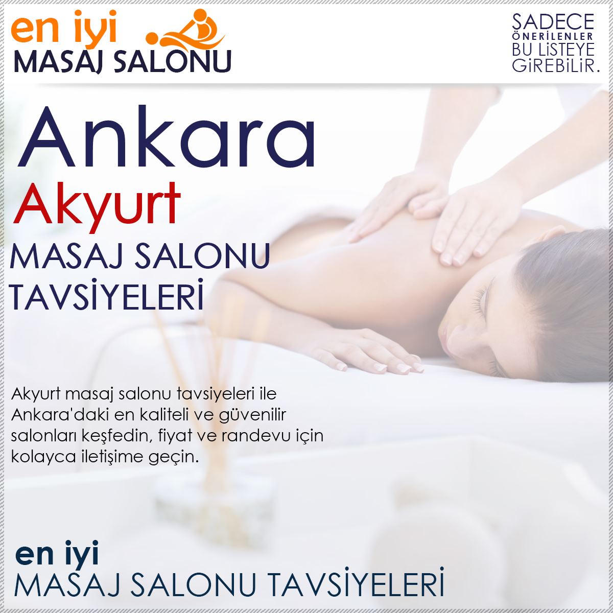 Akyurt Masaj Salonu Tavsiyeleri