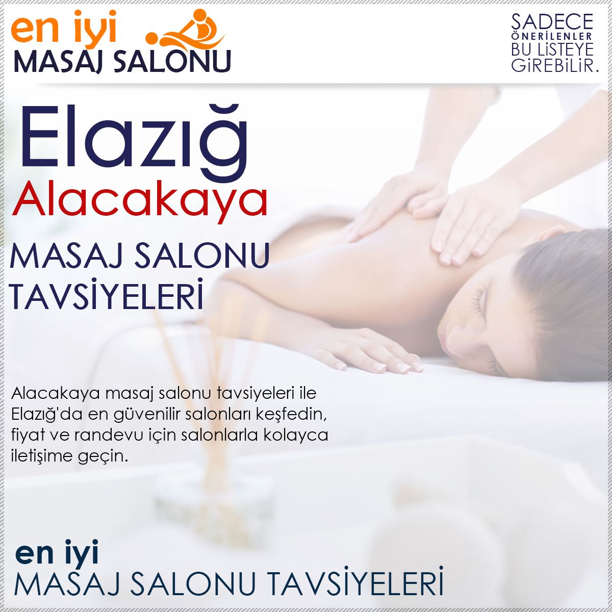 Alacakaya Masaj Salonu Tavsiyeleri