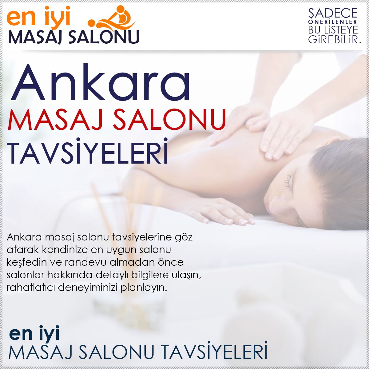 Ankara Masaj Salonu Tavsiyeleri
