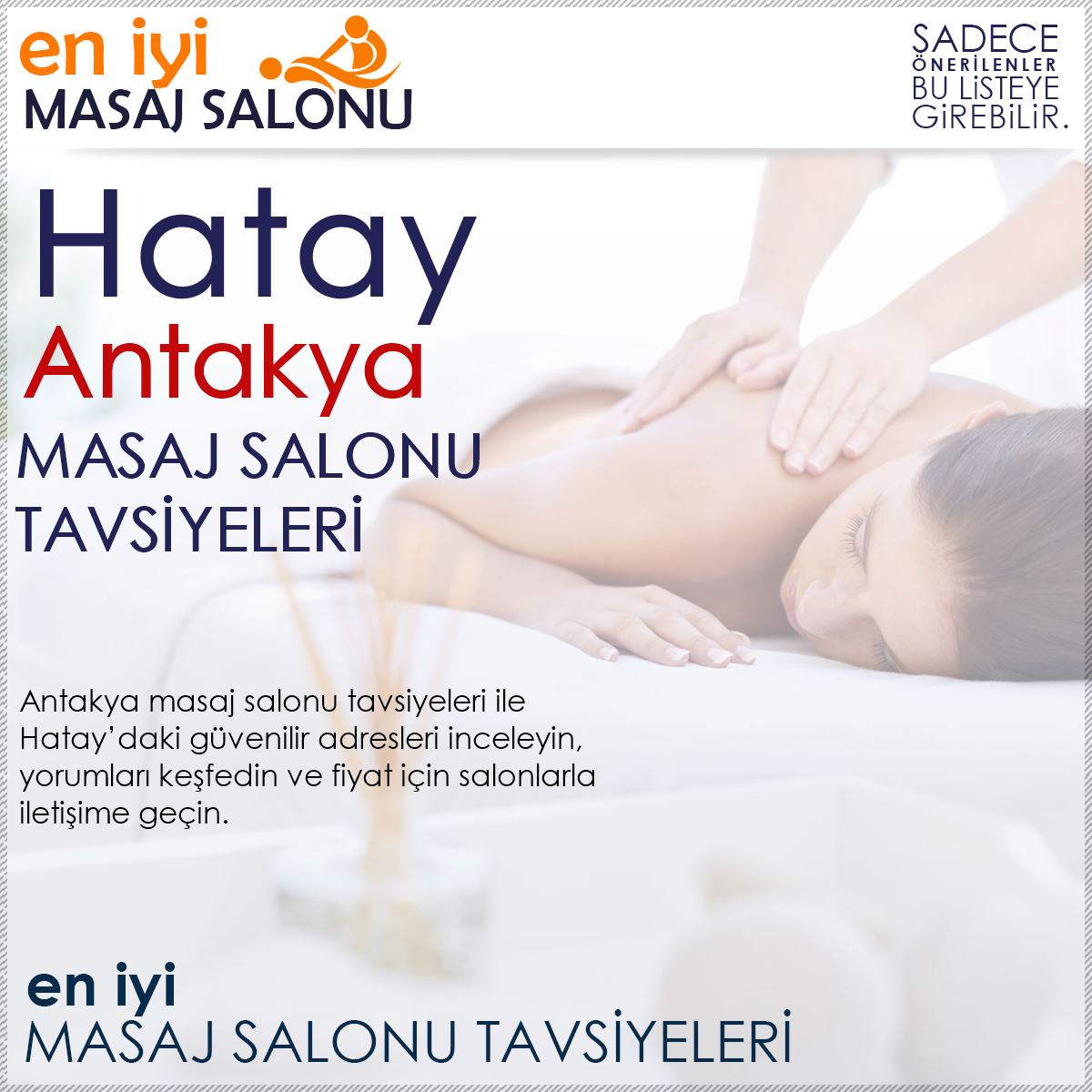 Antakya Masaj Salonu Tavsiyeleri