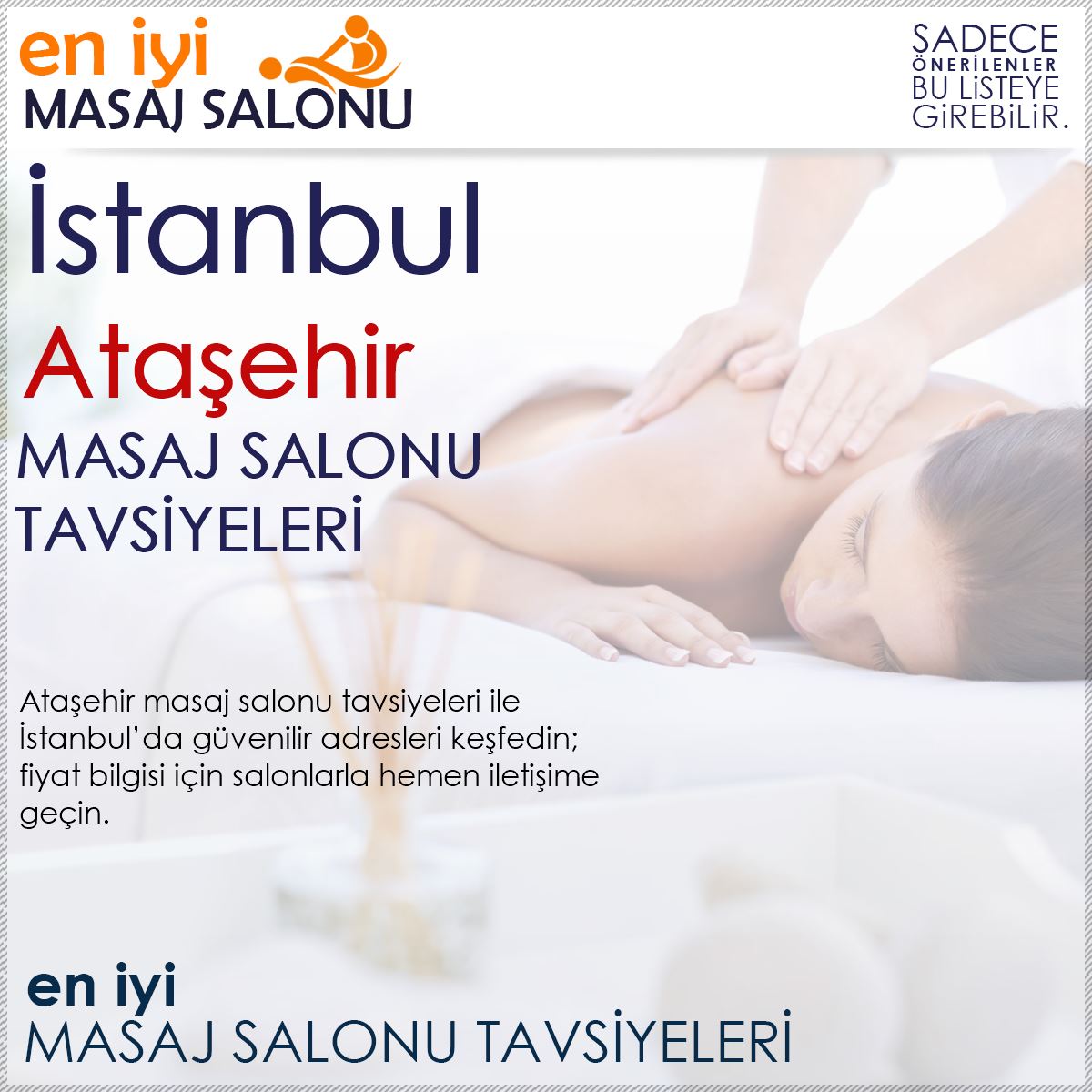 Ataşehir Masaj Salonu Tavsiyeleri