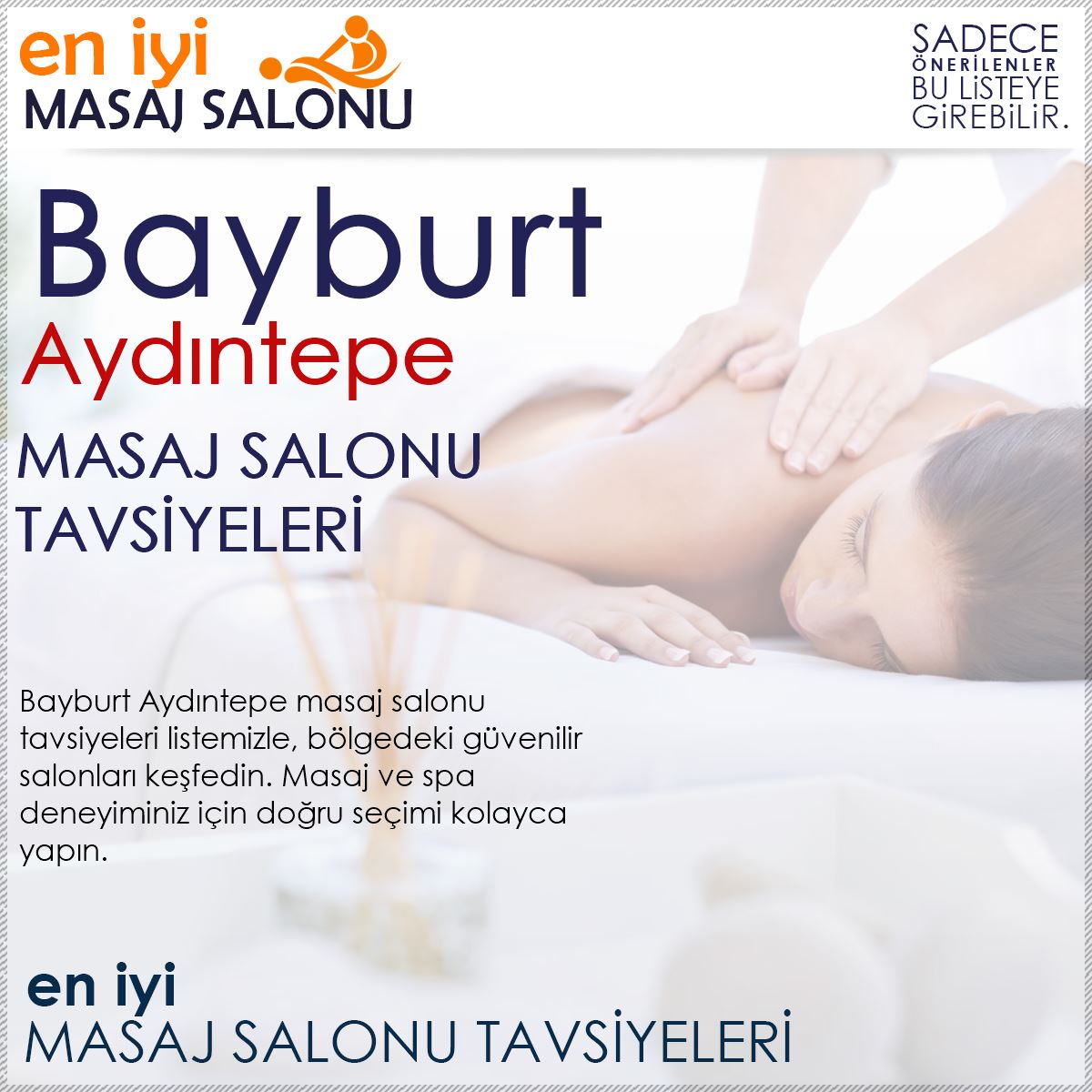 Bayburt Aydıntepe Masaj Salonu Tavsiyeleri