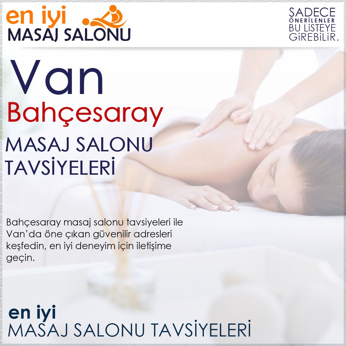 Bahçesaray Masaj Salonu Tavsiyeleri