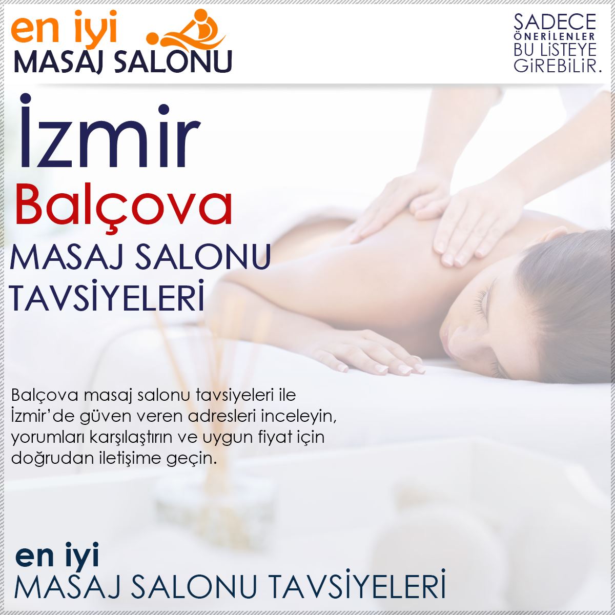 Balçova Masaj Salonu Tavsiyeleri