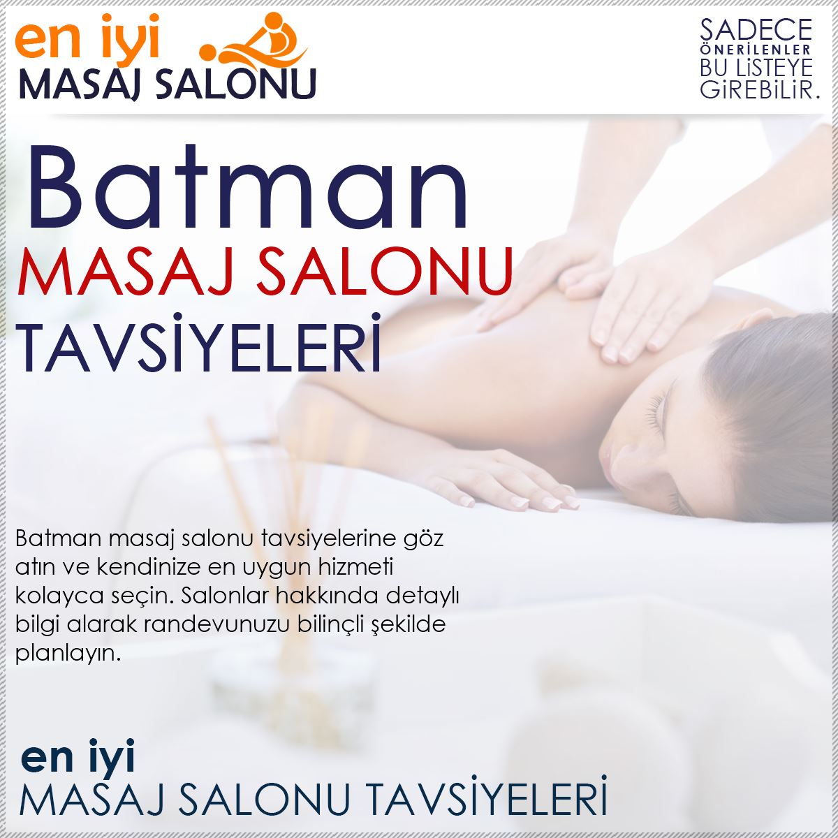 Batman Masaj Salonu Tavsiyeleri