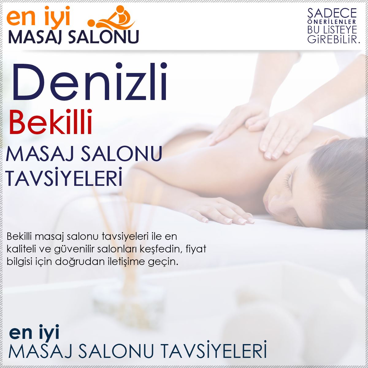 Bekilli Masaj Salonu Tavsiyeleri