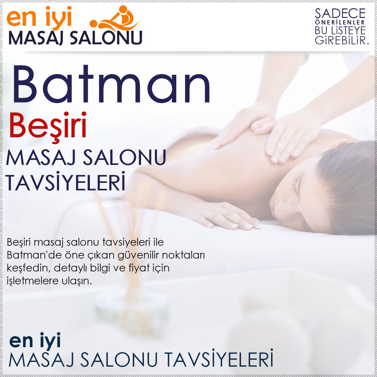 Beşiri Masaj Salonu Tavsiyeleri