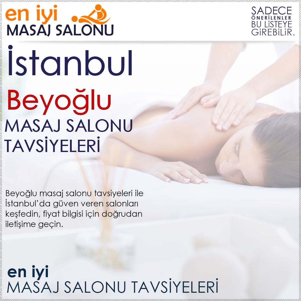 Beyoğlu Masaj Salonu Tavsiyeleri