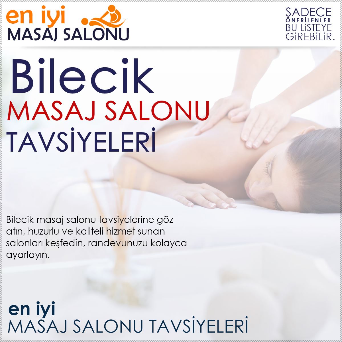 Bilecik Masaj Salonu Tavsiyeleri