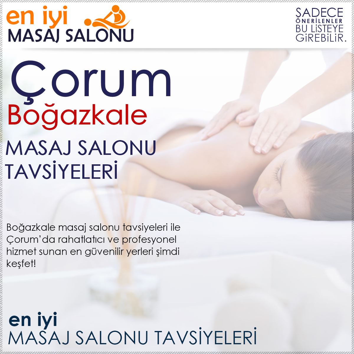 Boğazkale Masaj Salonu Tavsiyeleri