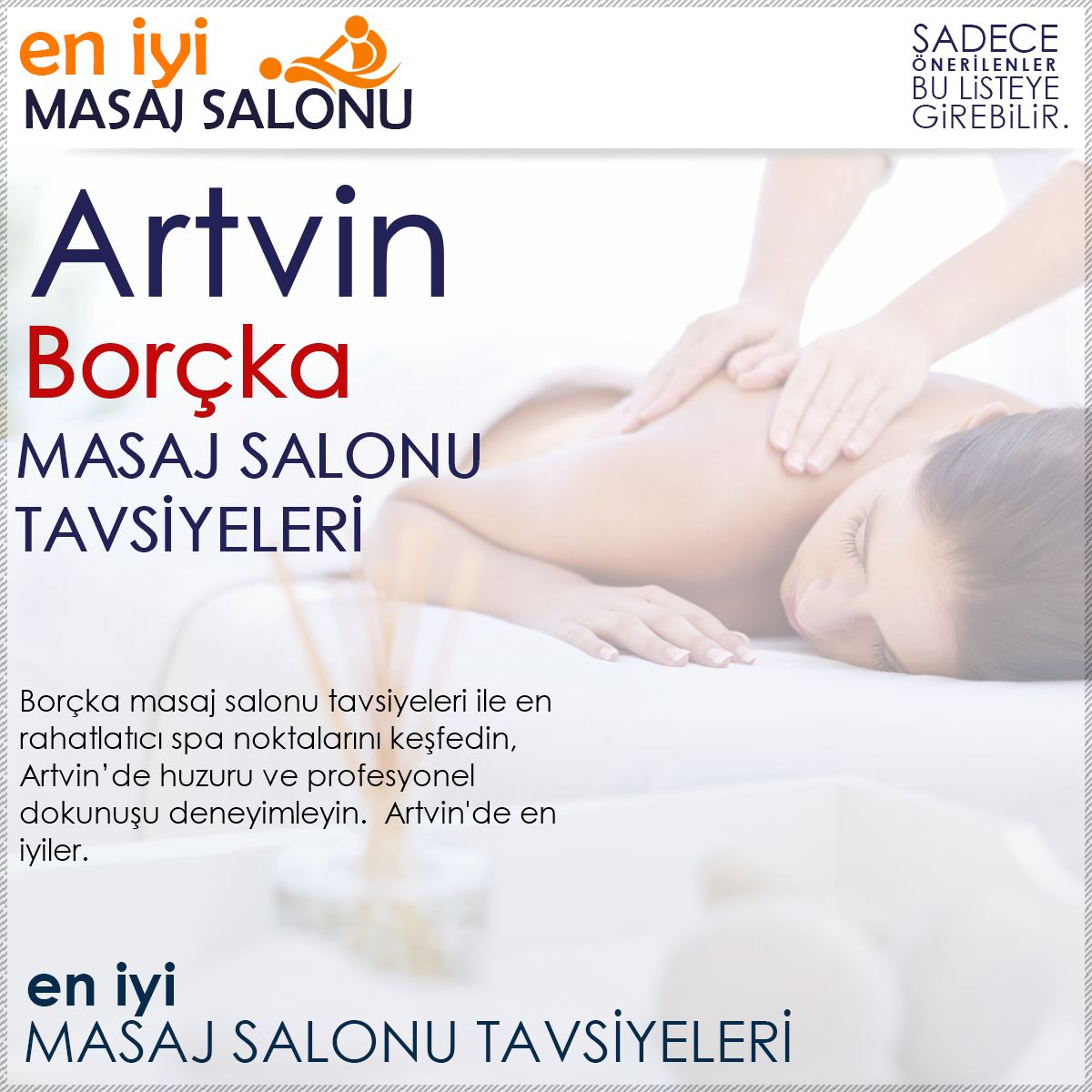 Borçka Masaj Salonu Tavsiyeleri