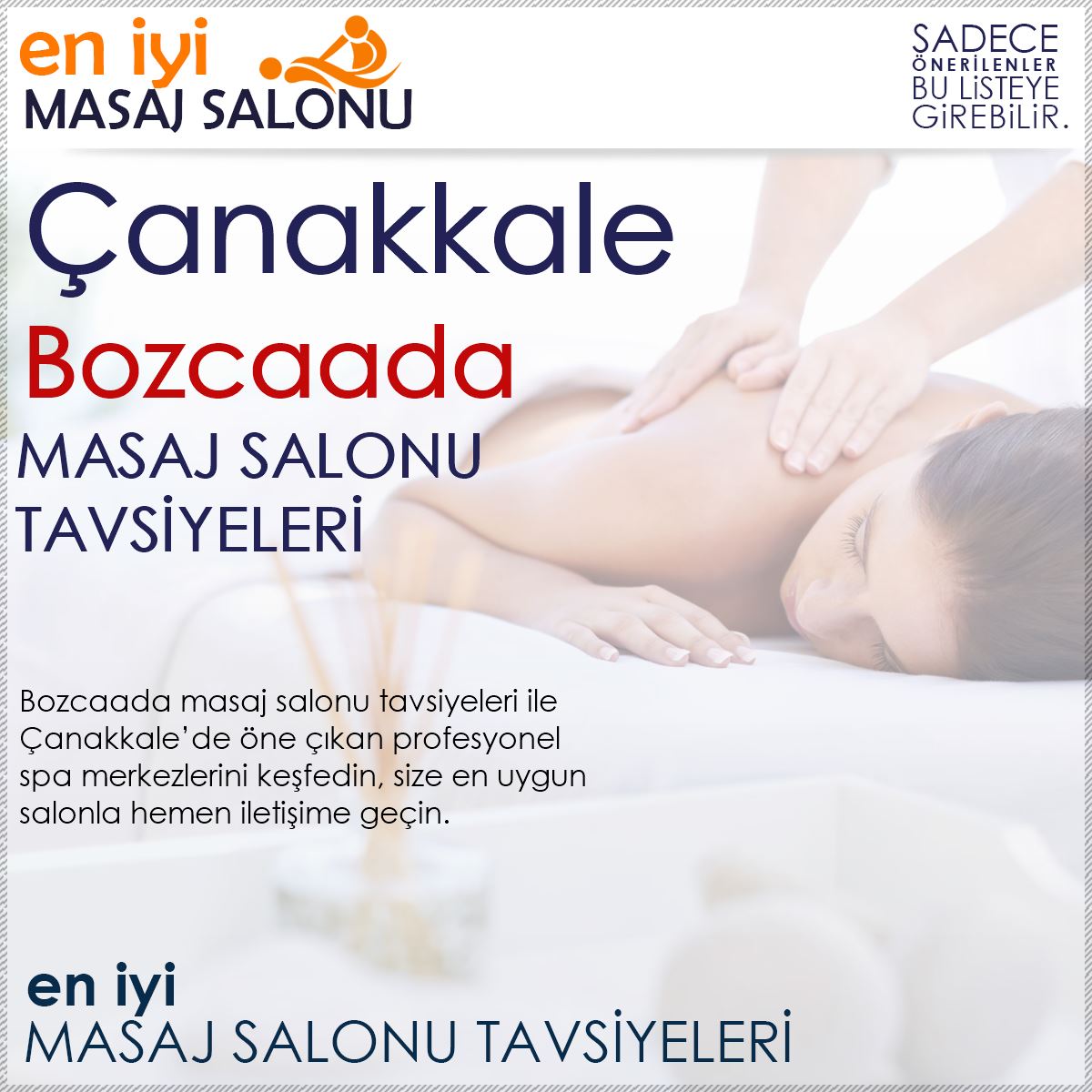 Bozcaada Masaj Salonu Tavsiyeleri
