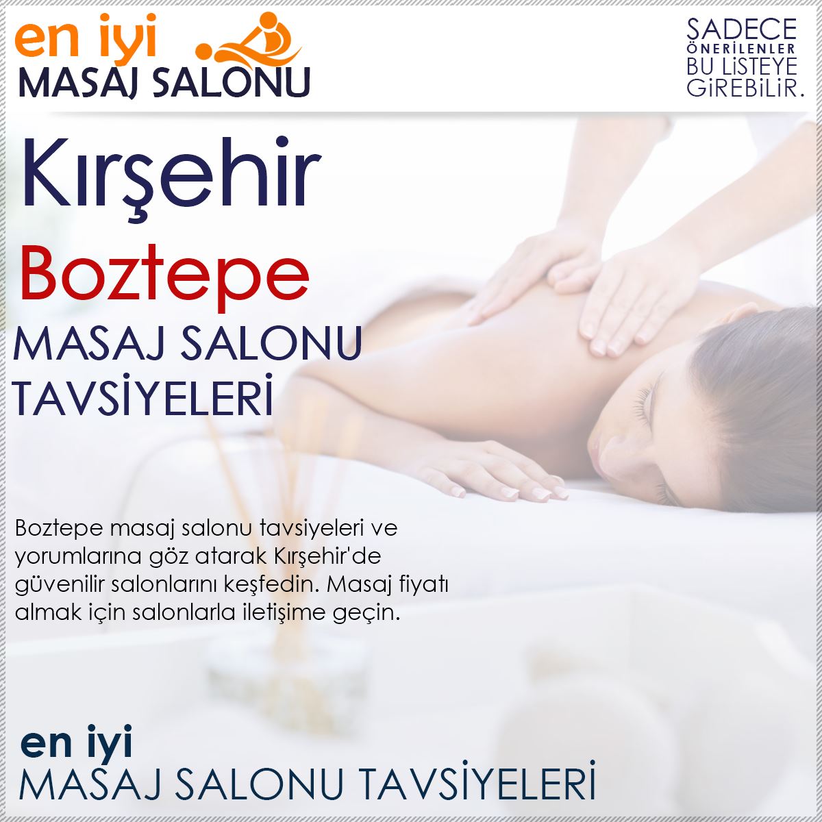 Boztepe Masaj Salonu Tavsiyeleri
