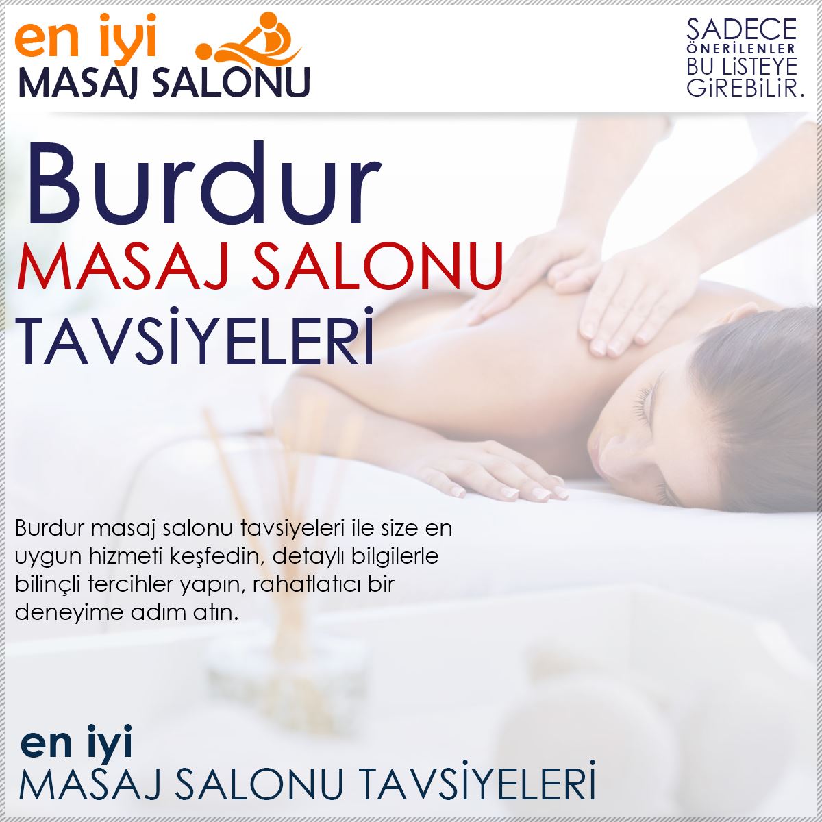Burdur Masaj Salonu Tavsiyeleri