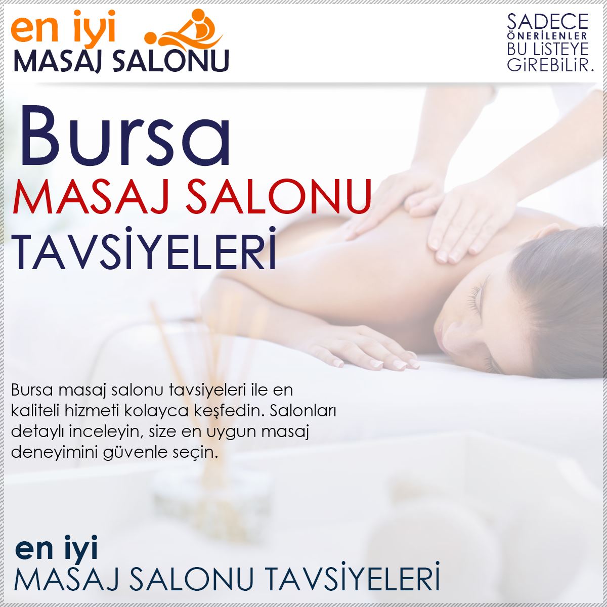 Bursa Masaj Salonu Tavsiyeleri