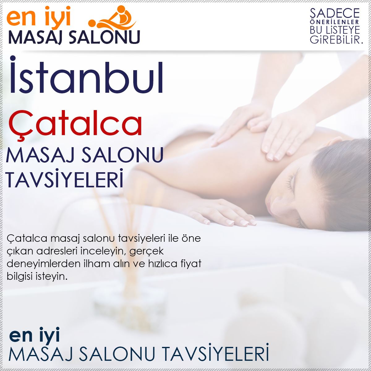 Çatalca Masaj Salonu Tavsiyeleri
