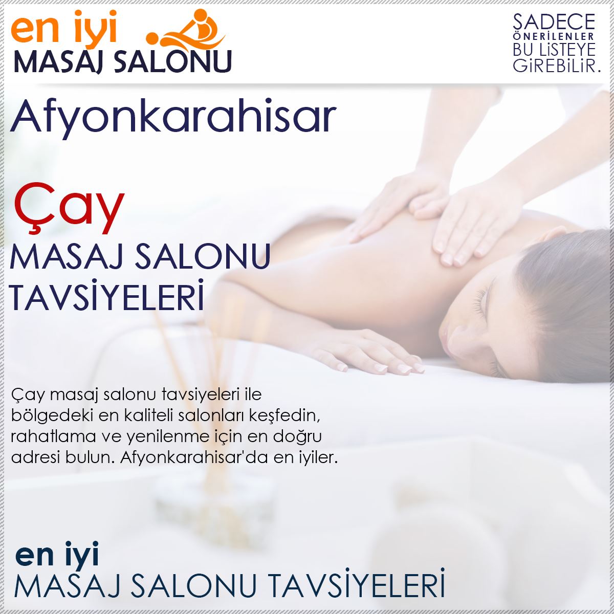 Çay Masaj Salonu Tavsiyeleri