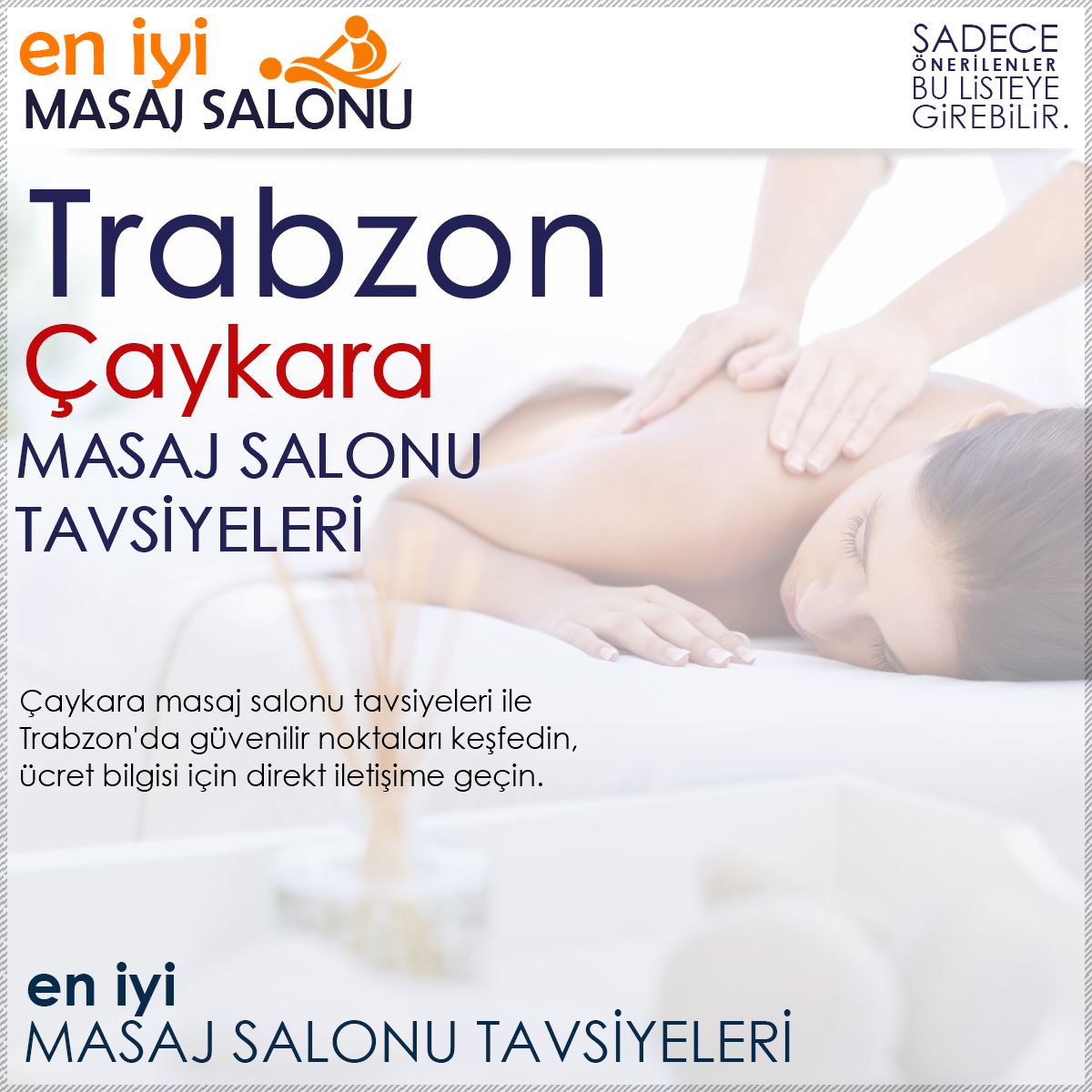 Çaykara Masaj Salonu Tavsiyeleri