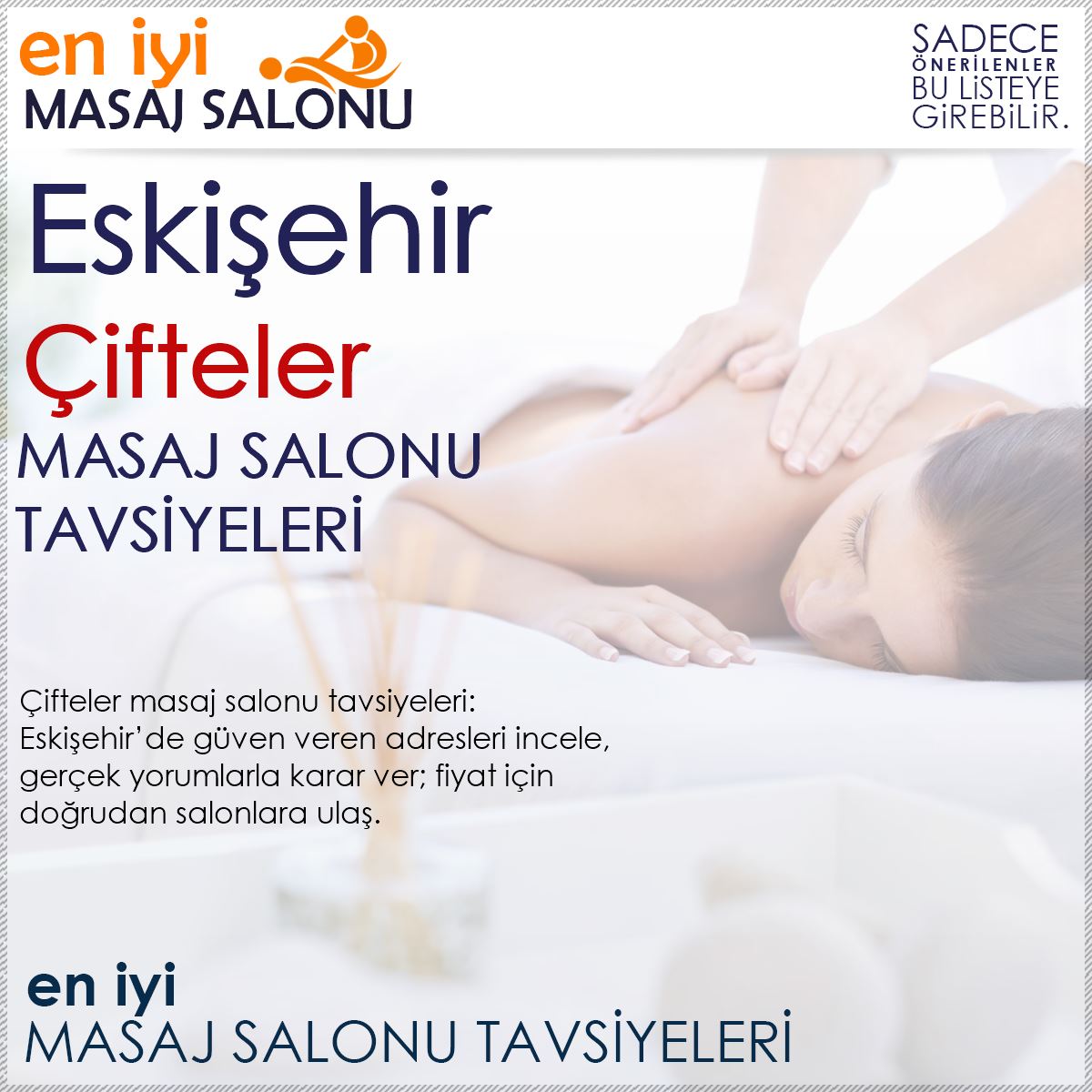 Çifteler Masaj Salonu Tavsiyeleri