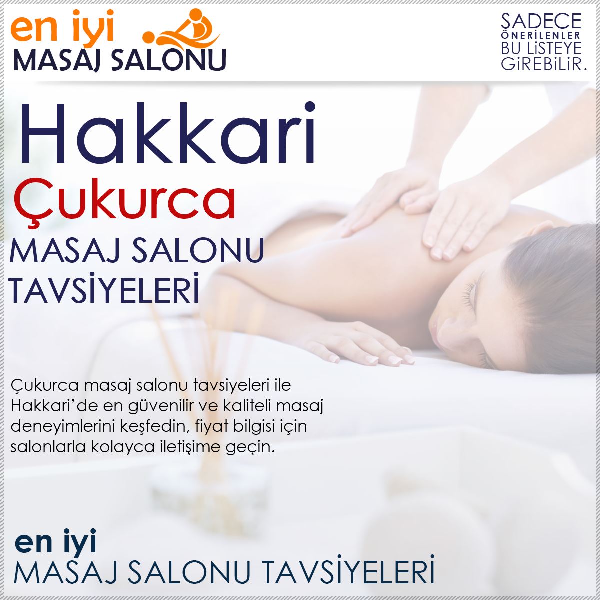 Çukurca Masaj Salonu Tavsiyeleri