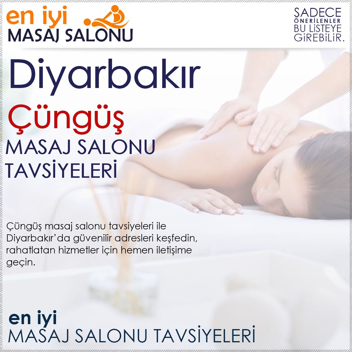 Çüngüş Masaj Salonu Tavsiyeleri