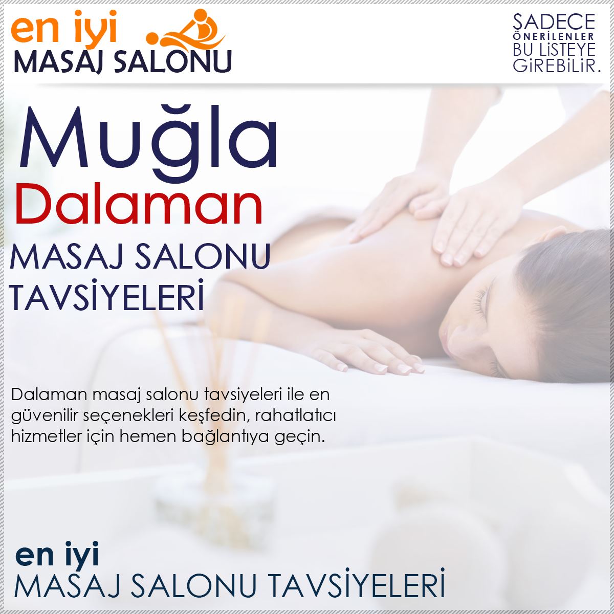 Dalaman Masaj Salonu Tavsiyeleri