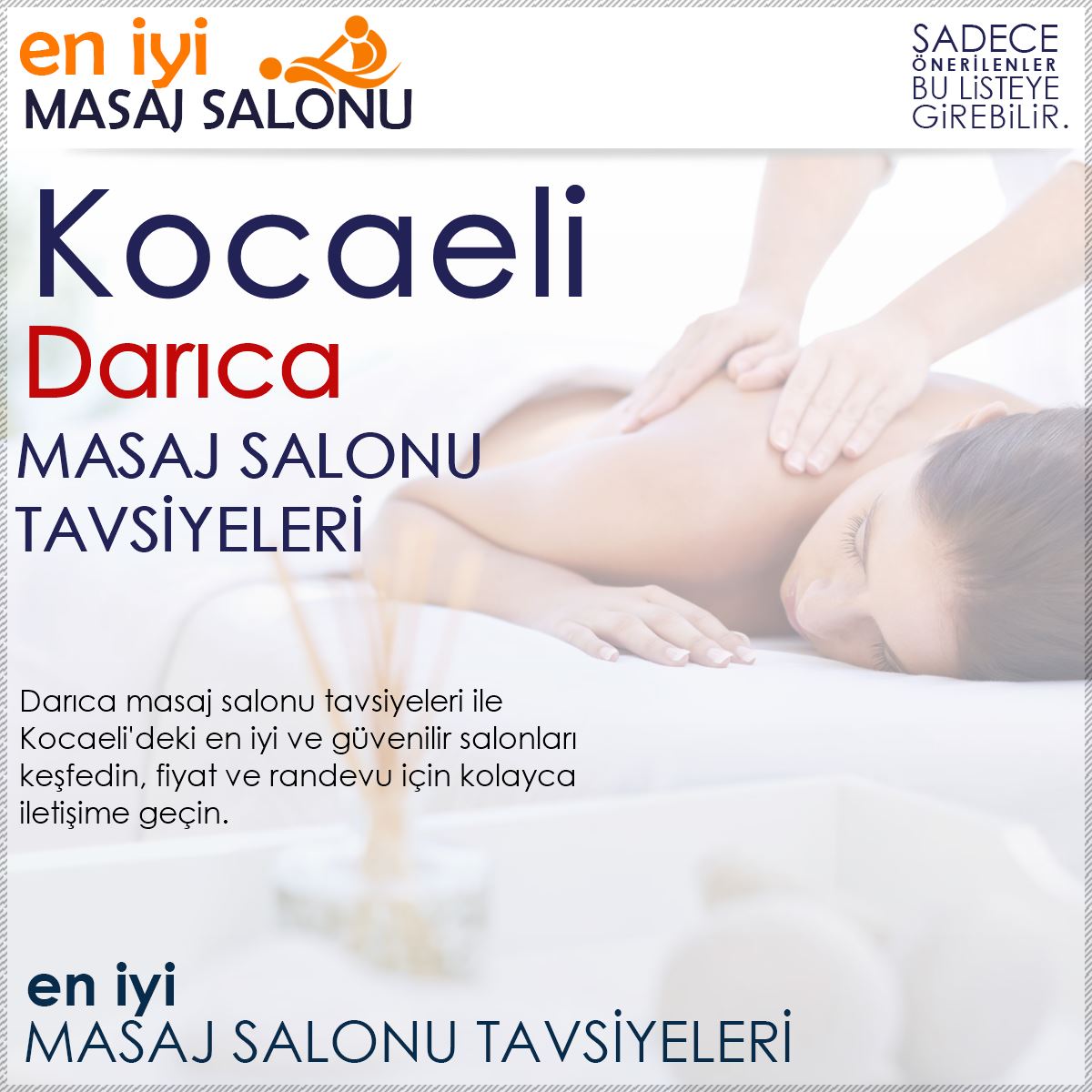 Darıca Masaj Salonu Tavsiyeleri
