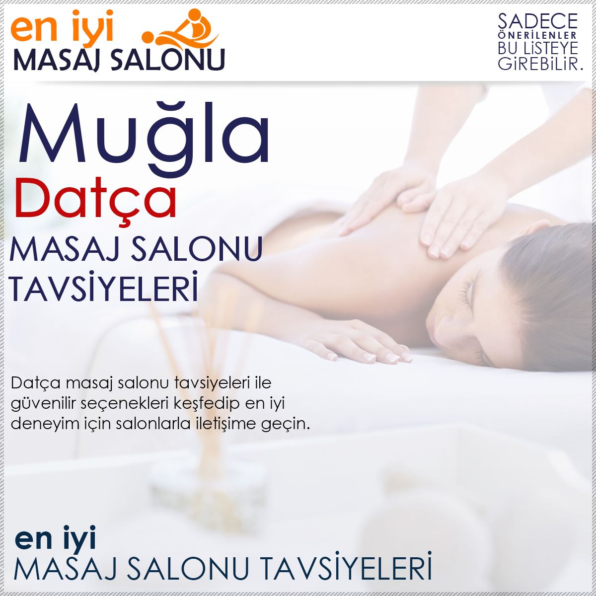 Datça Masaj Salonu Tavsiyeleri