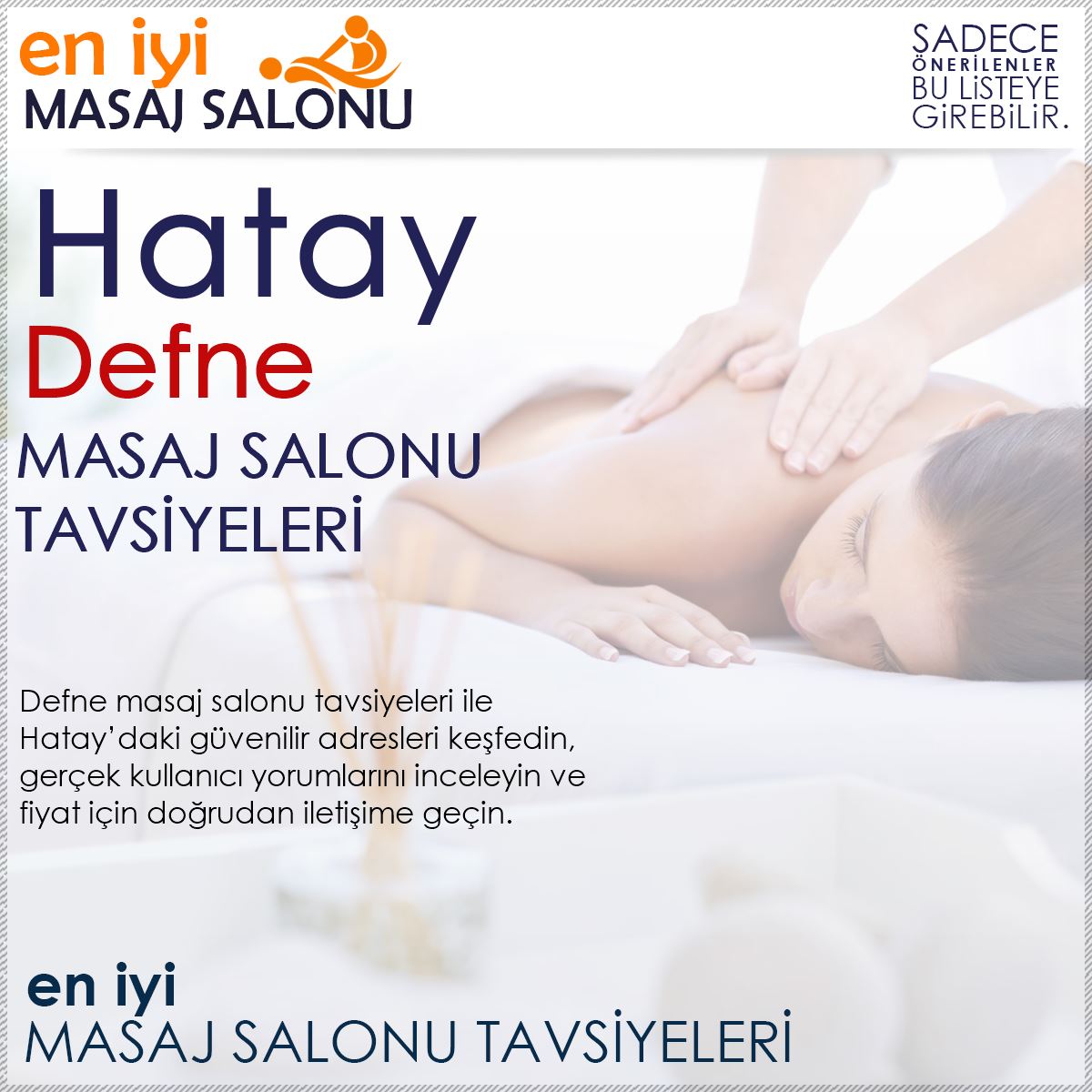 Defne Masaj Salonu Tavsiyeleri