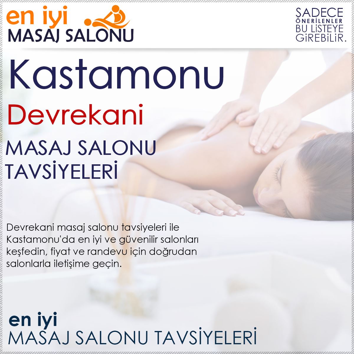 Devrekani Masaj Salonu Tavsiyeleri