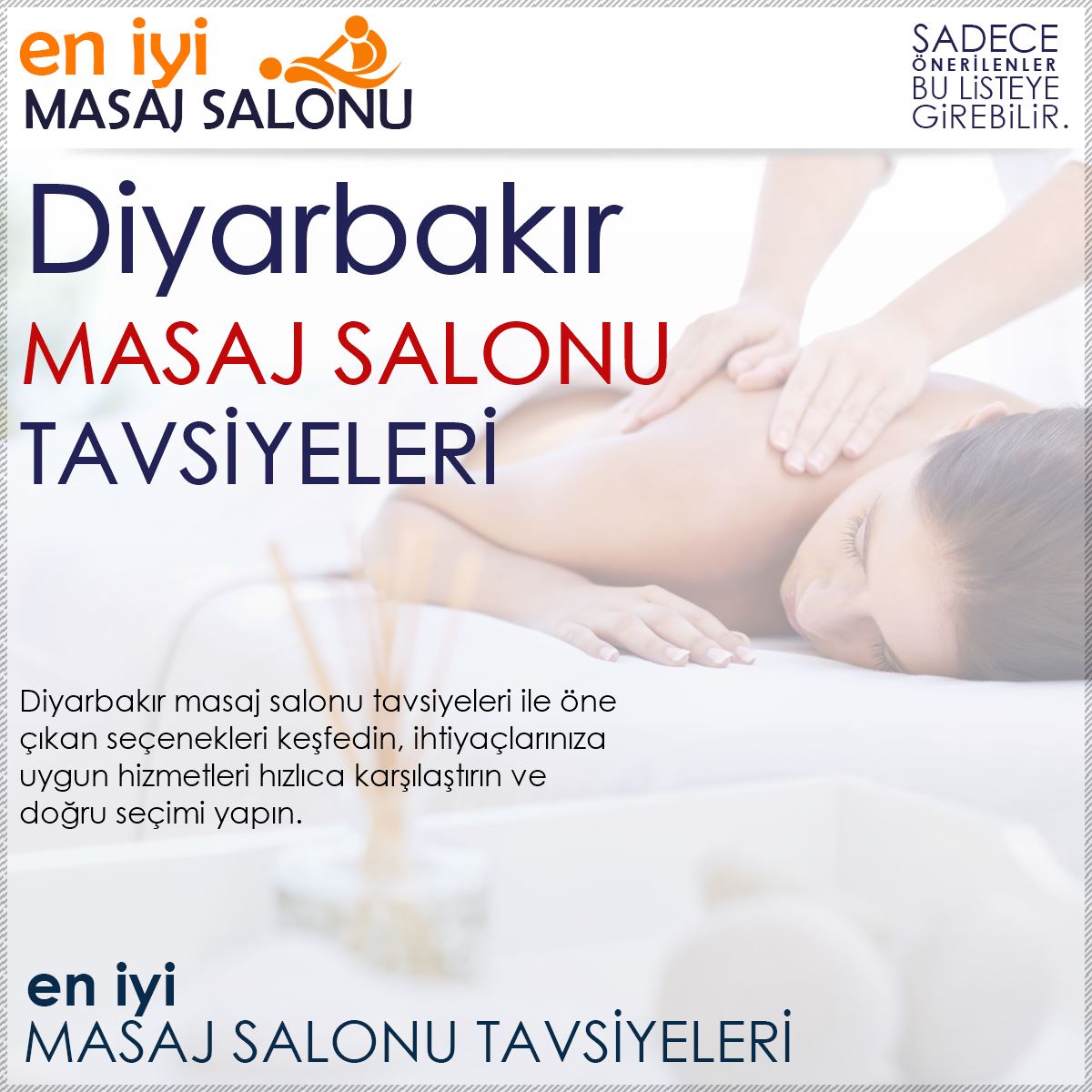 Diyarbakır Masaj Salonu Tavsiyeleri