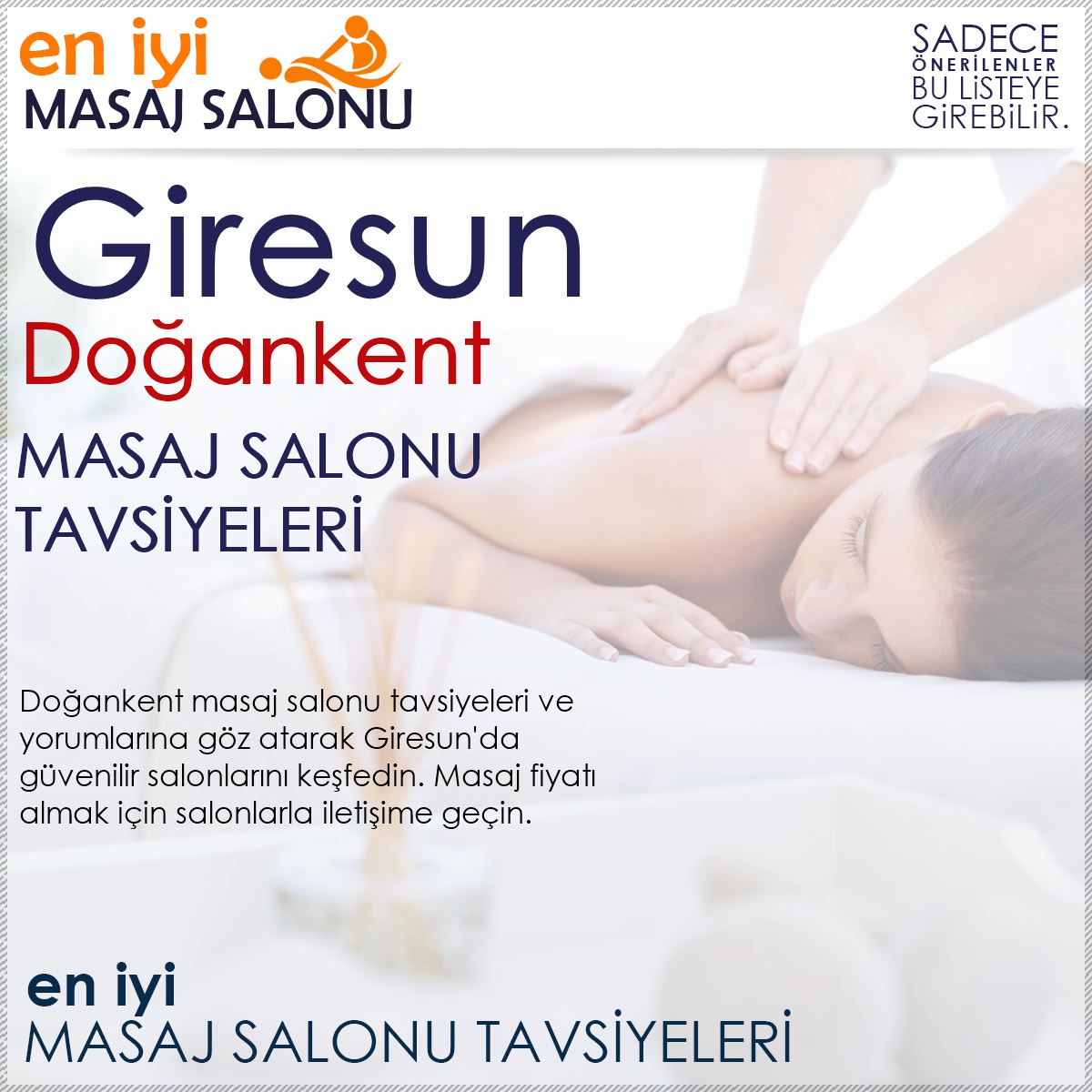 Doğankent Masaj Salonu Tavsiyeleri
