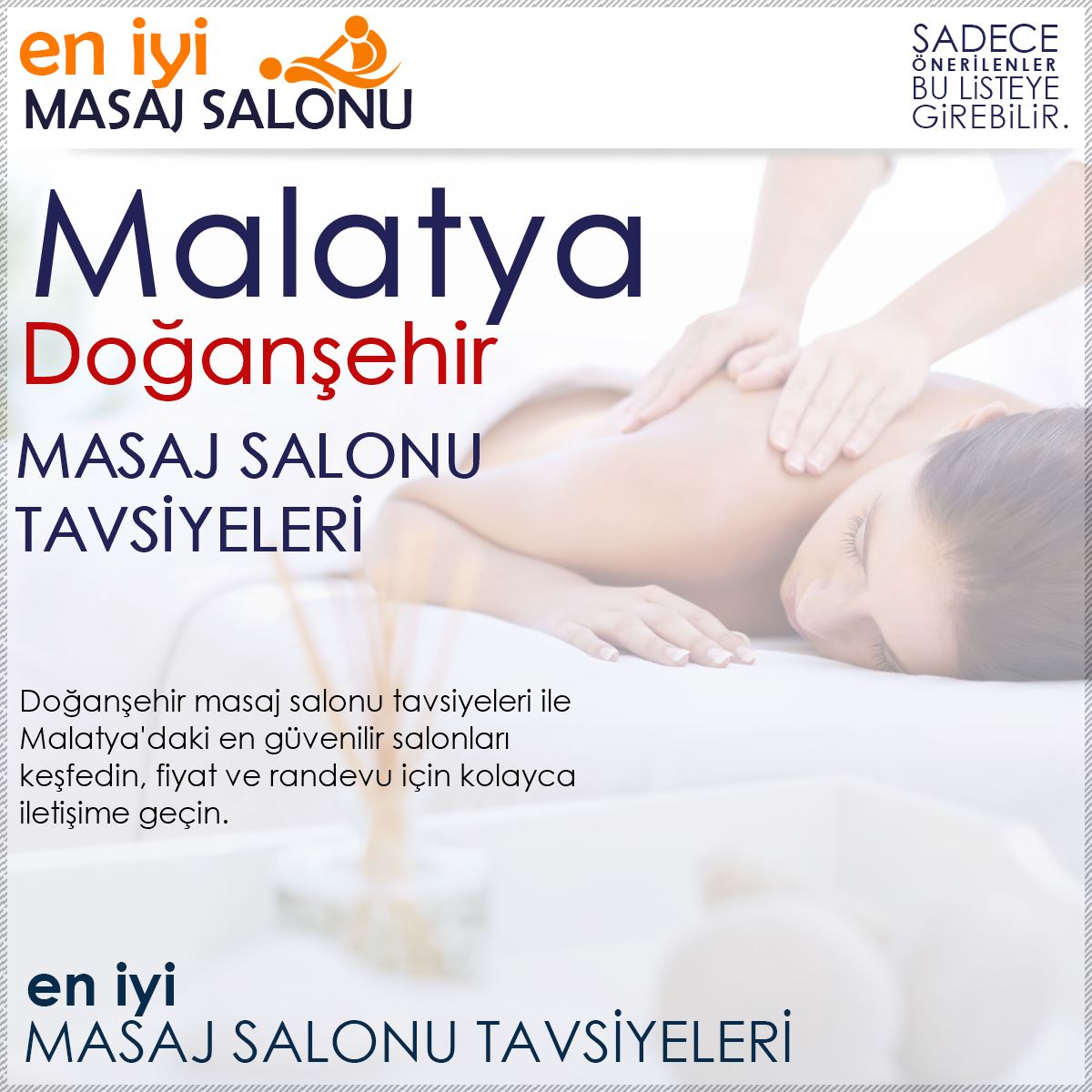 Doğanşehir Masaj Salonu Tavsiyeleri