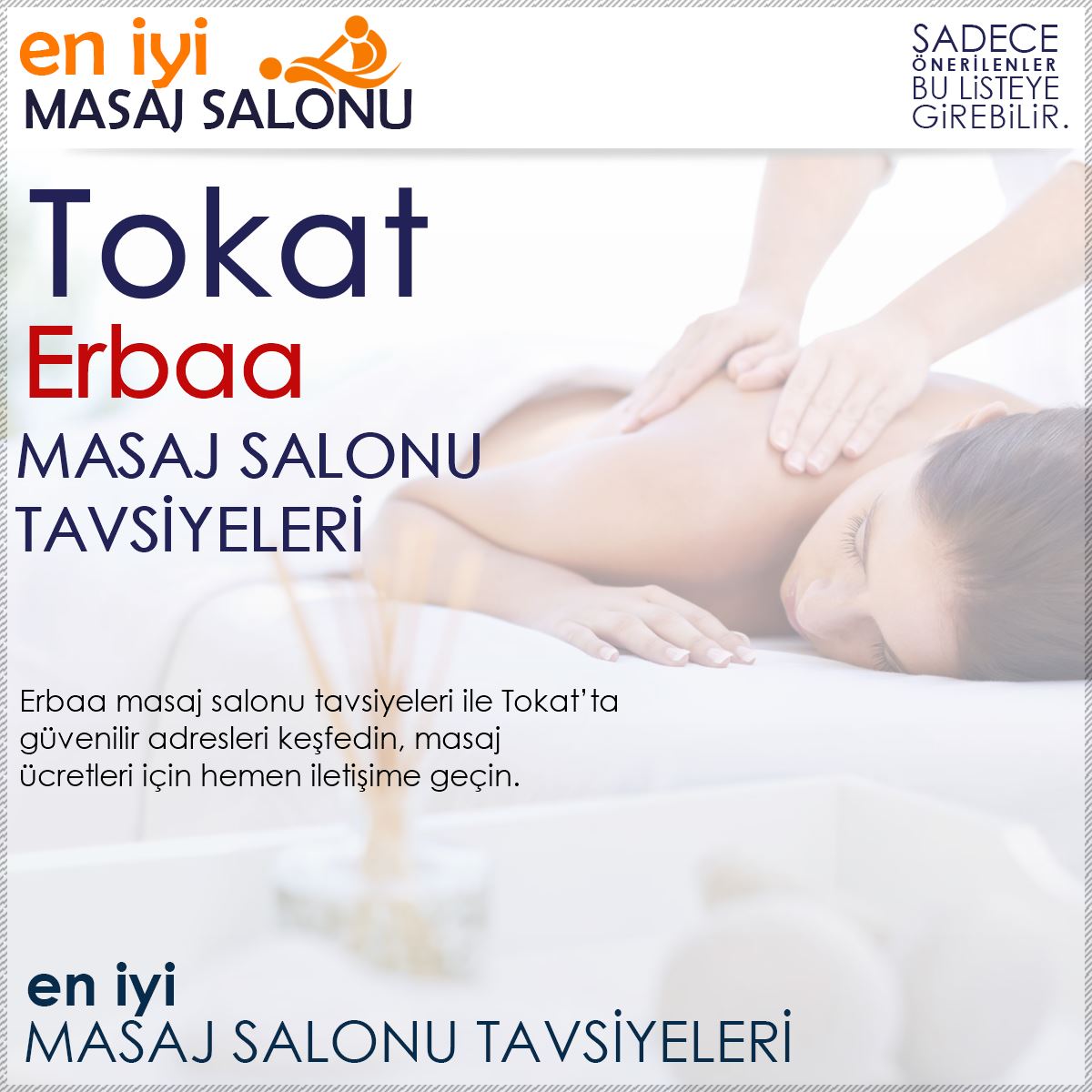 Erbaa Masaj Salonu Tavsiyeleri