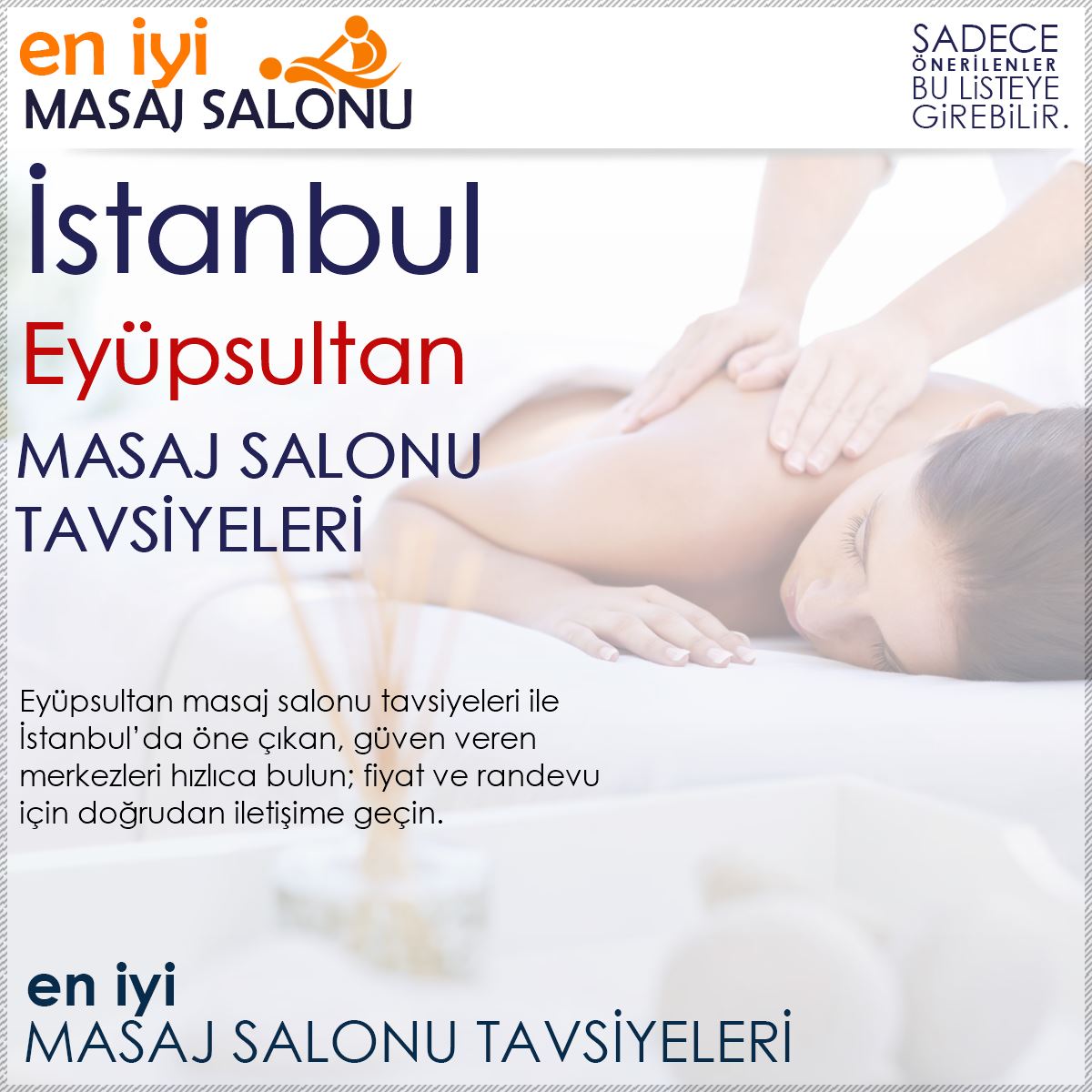 Eyüpsultan Masaj Salonu Tavsiyeleri