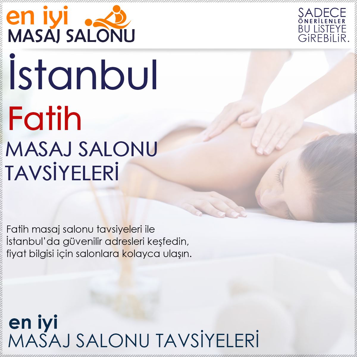 Fatih Masaj Salonu Tavsiyeleri