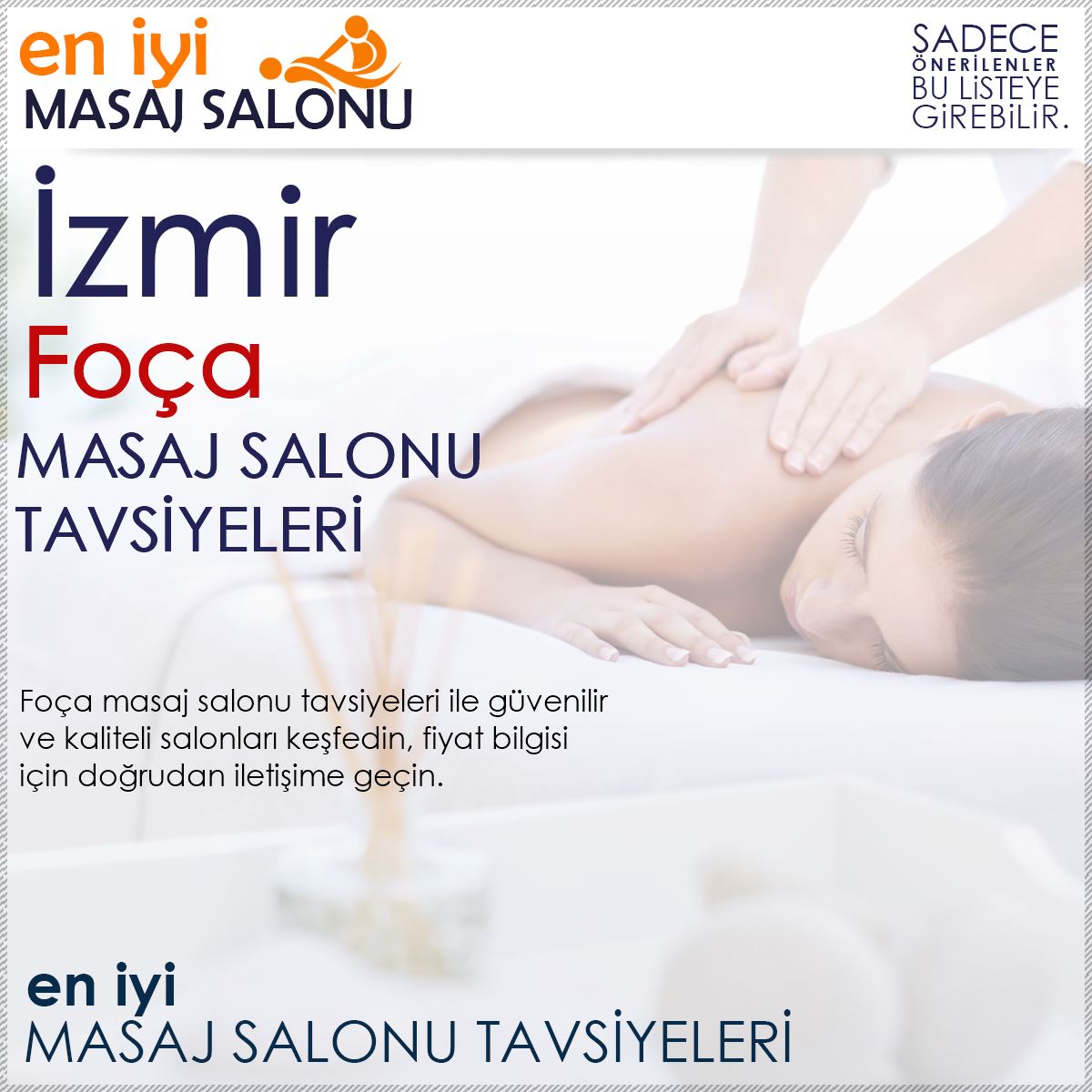 Foça Masaj Salonu Tavsiyeleri