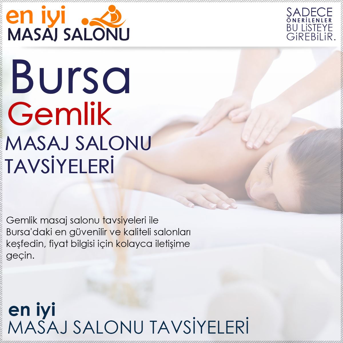 Gemlik Masaj Salonu Tavsiyeleri