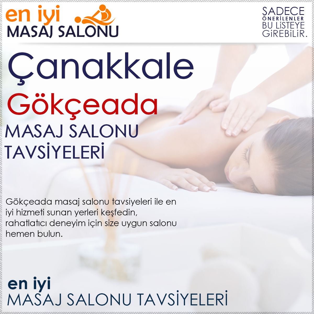 Gökçeada Masaj Salonu Tavsiyeleri
