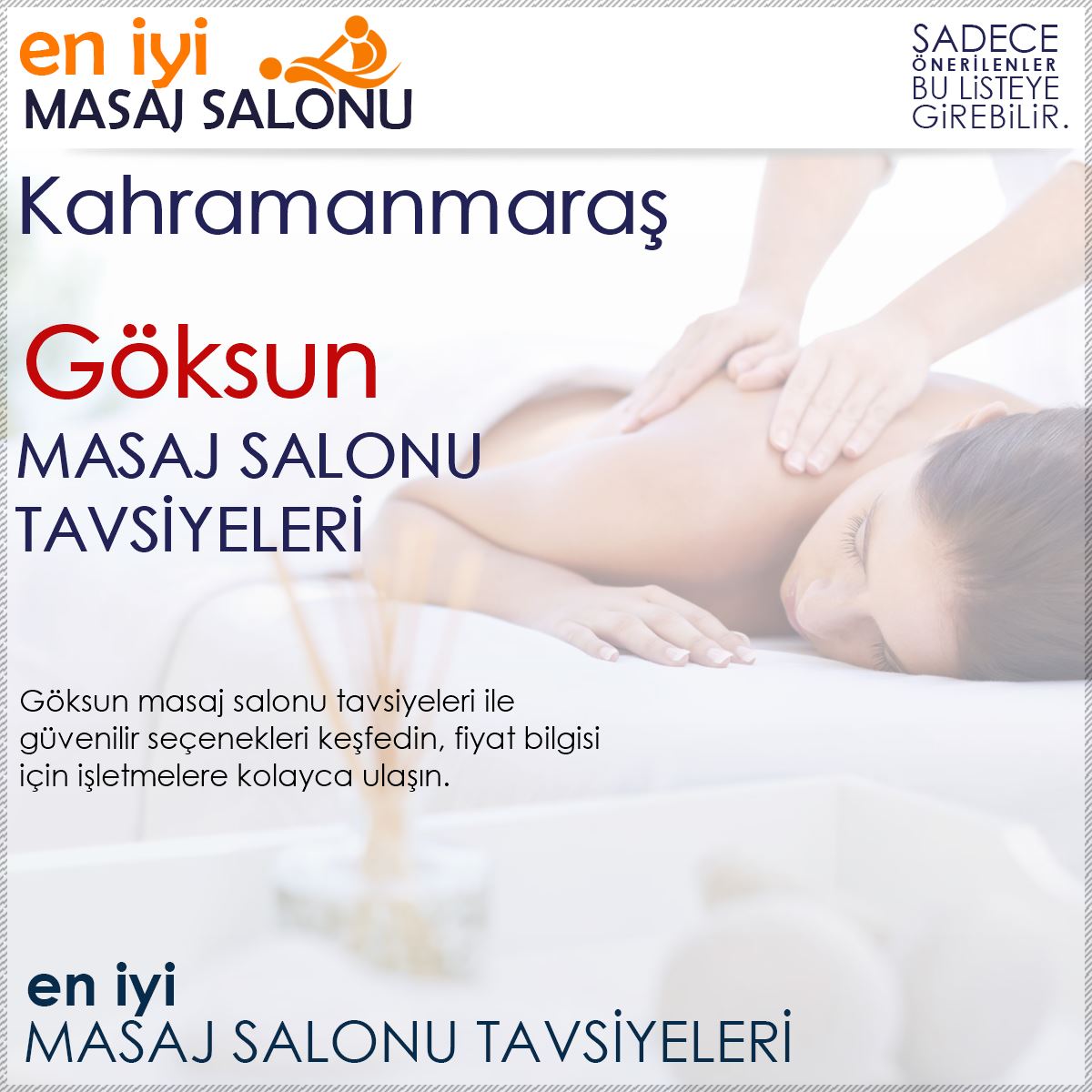 Göksun Masaj Salonu Tavsiyeleri