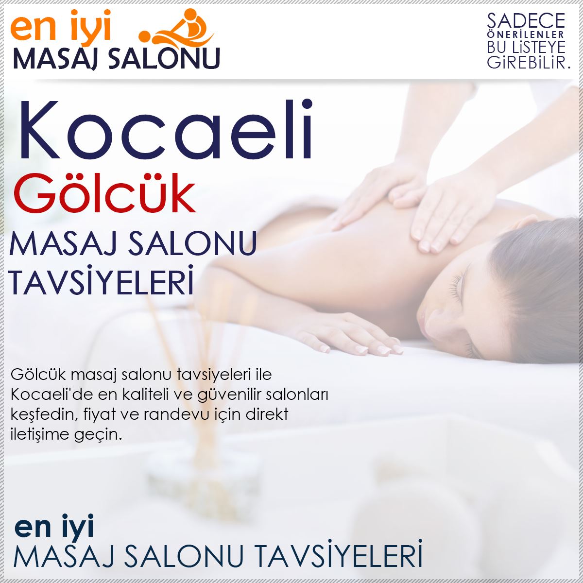 Gölcük Masaj Salonu Tavsiyeleri