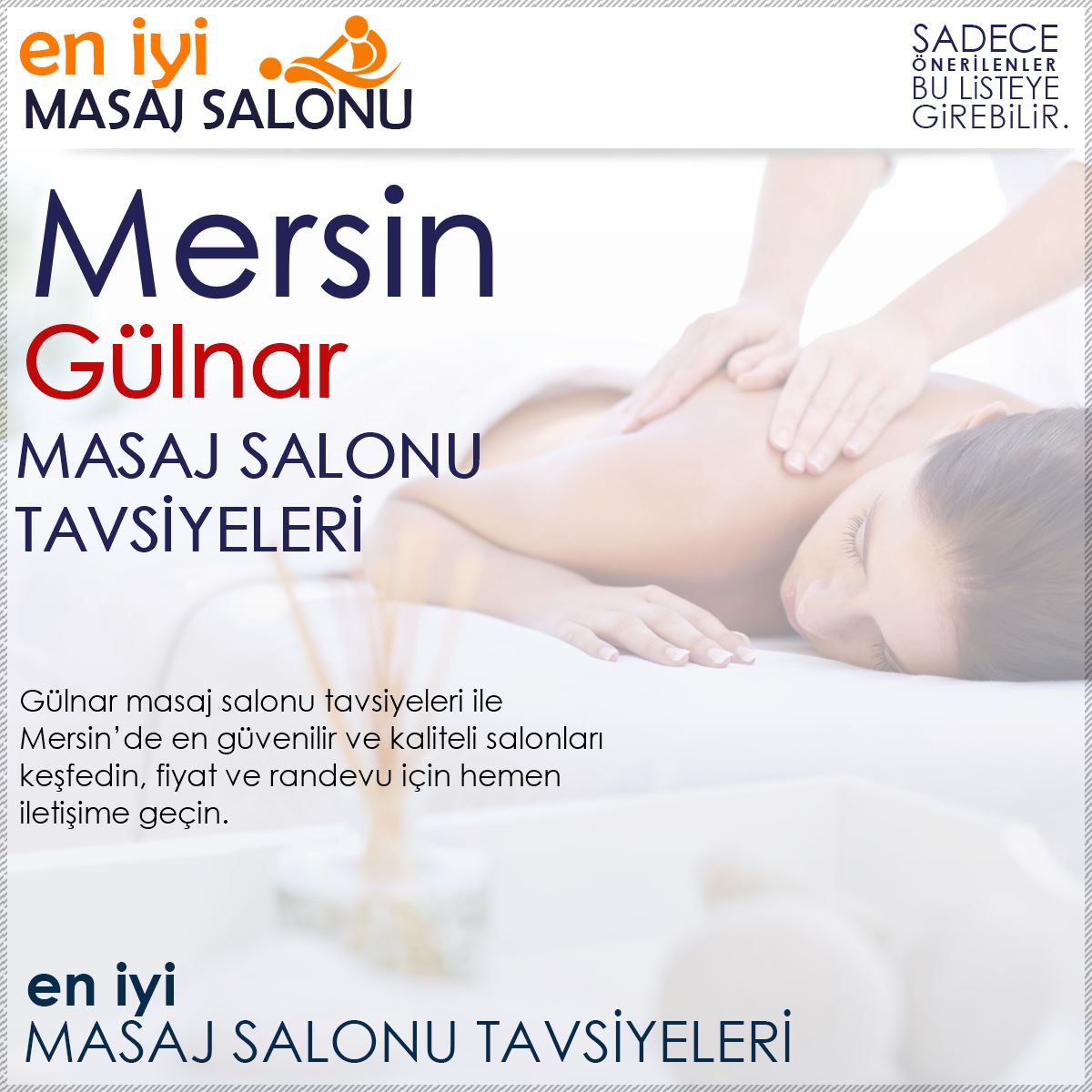 Gülnar Masaj Salonu Tavsiyeleri