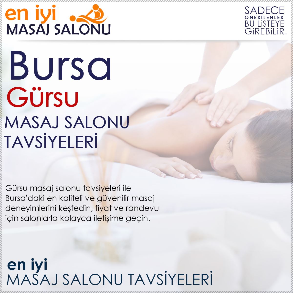 Gürsu Masaj Salonu Tavsiyeleri