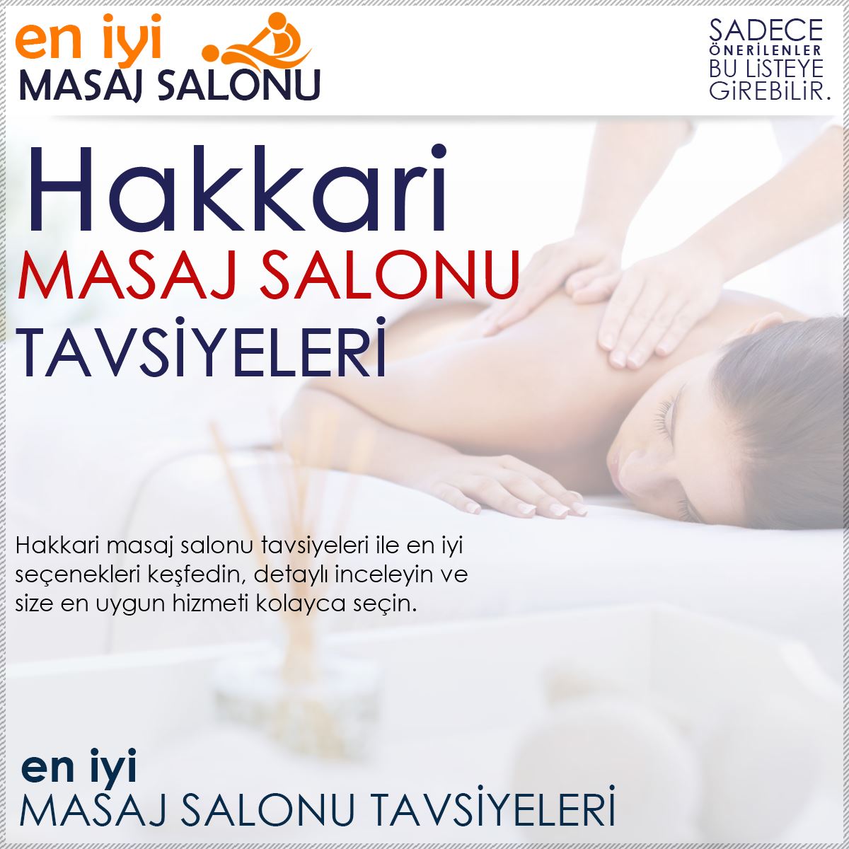 Hakkari Masaj Salonu Tavsiyeleri