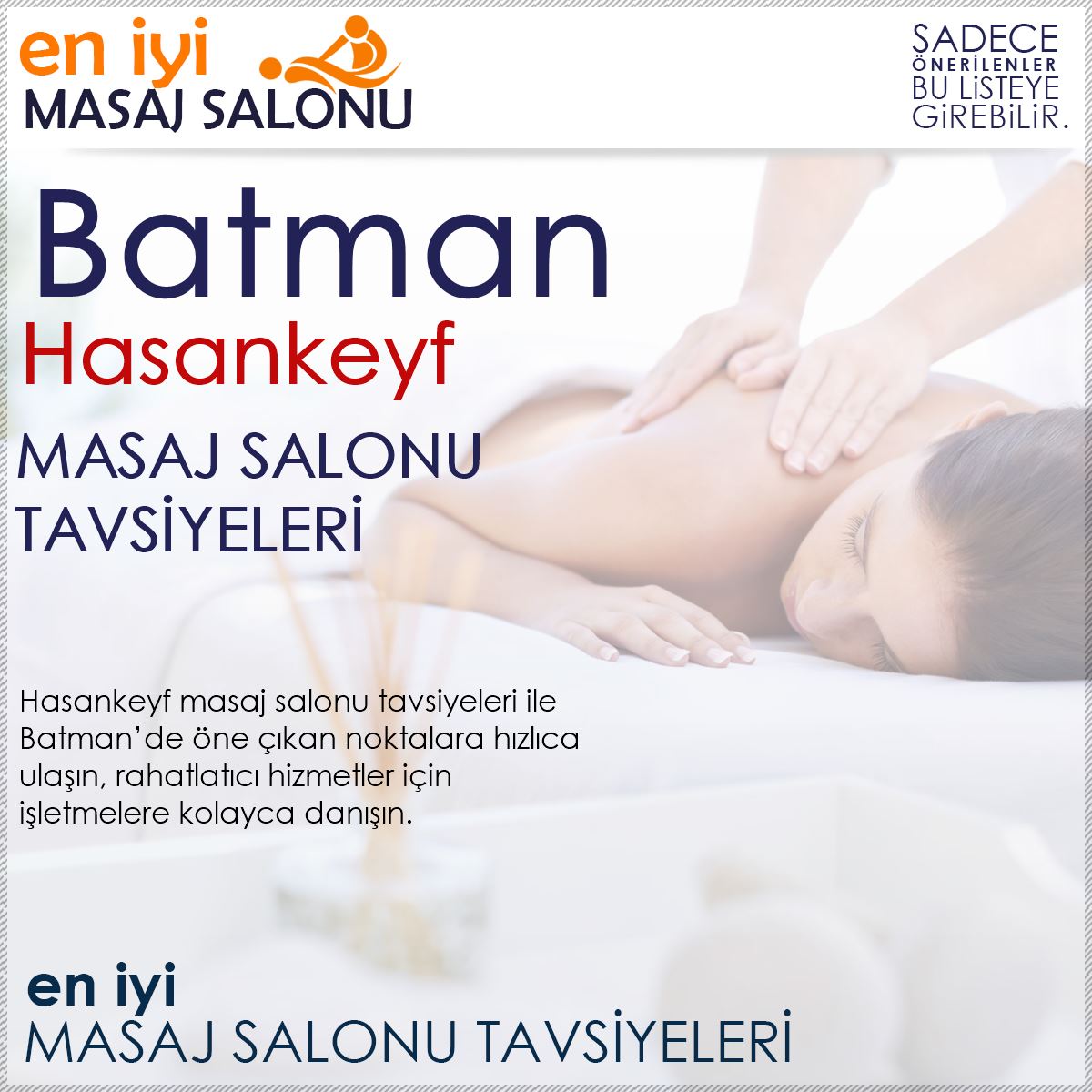 Hasankeyf Masaj Salonu Tavsiyeleri