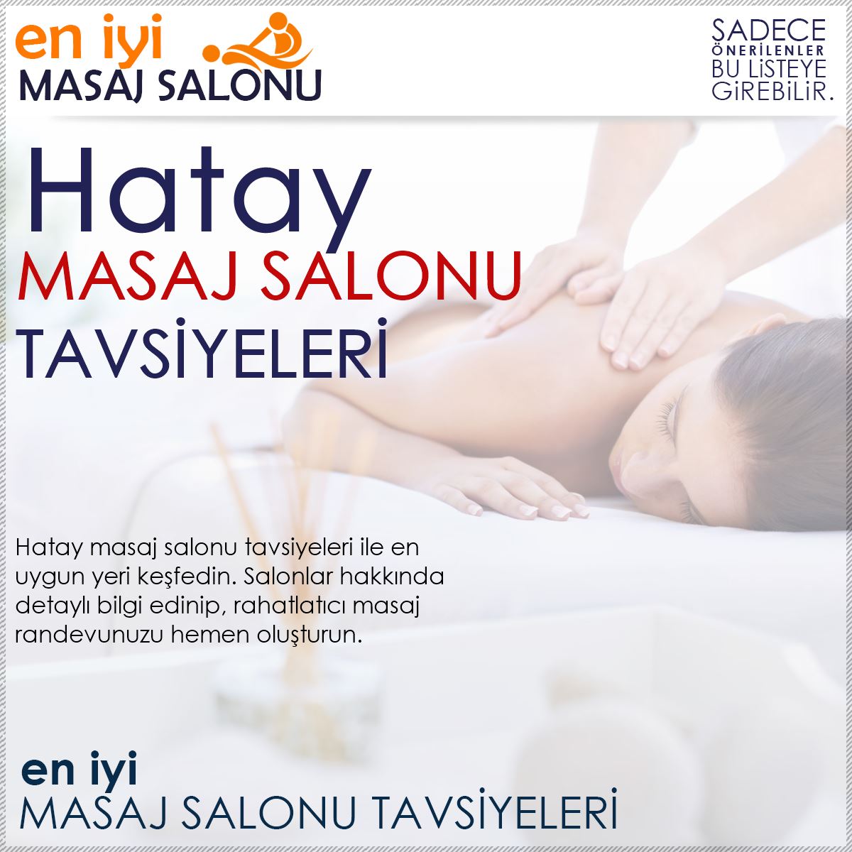 Hatay Masaj Salonu Tavsiyeleri