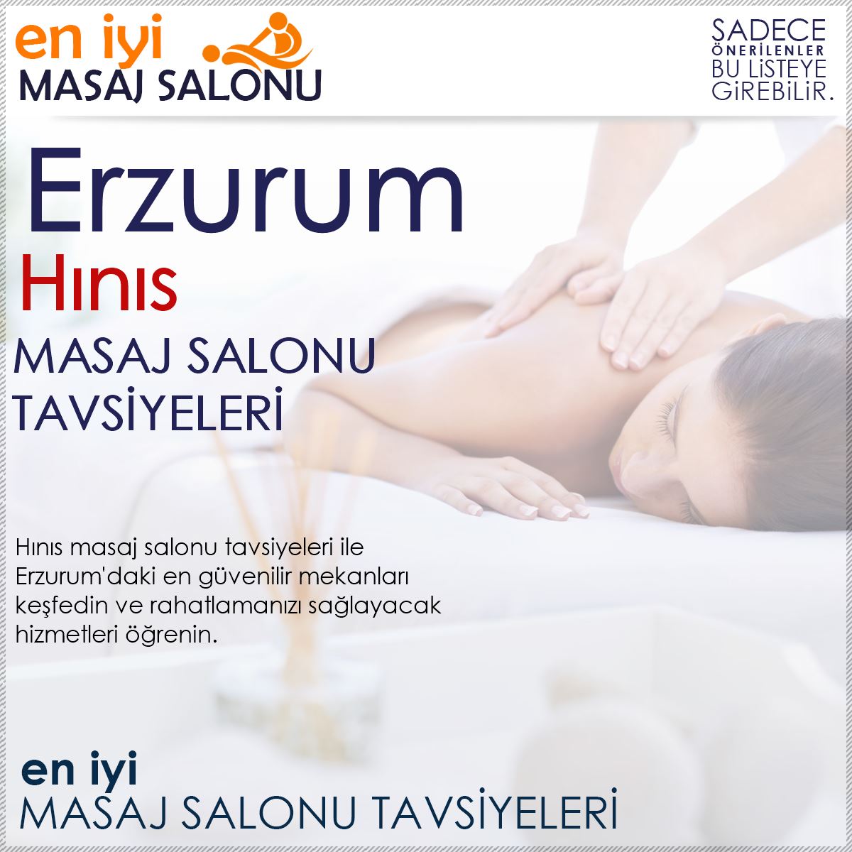 Hınıs Masaj Salonu Tavsiyeleri